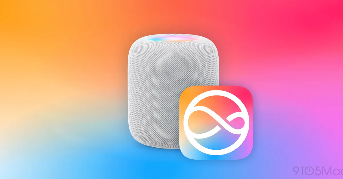 Apple smart home ecosystem devices displayed together on a modern table