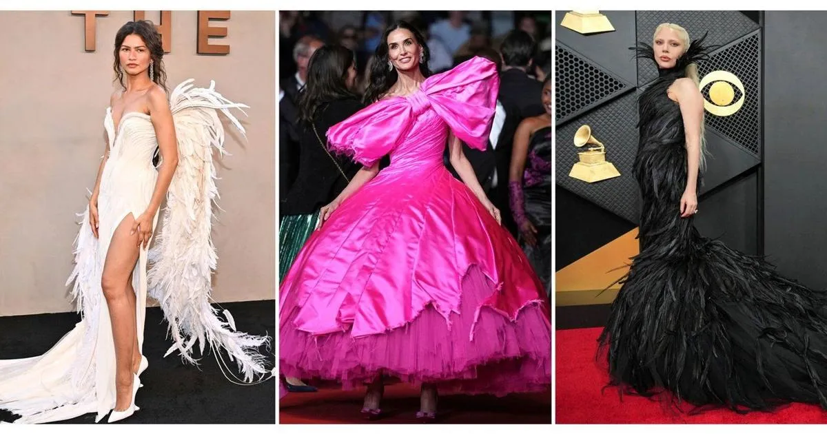 Celebrity fashion styles on the red carpet