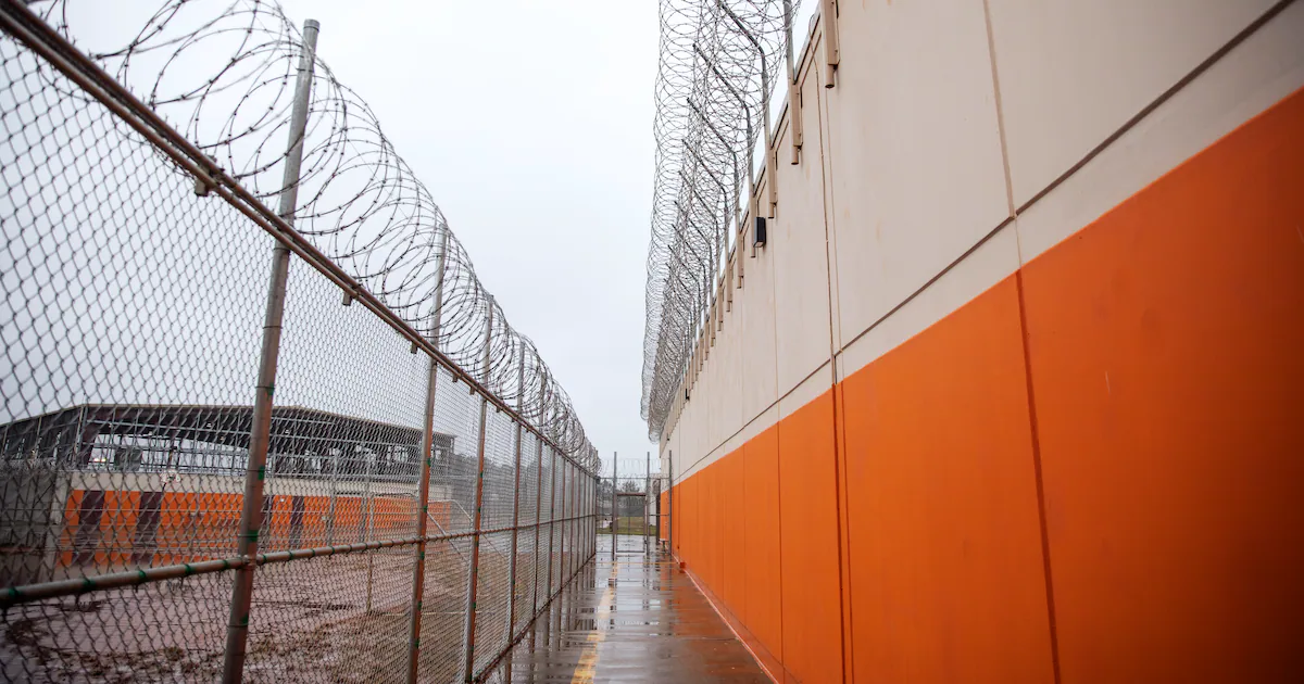 Immigration and Customs Enforcement detention facility building exterior in Georgia